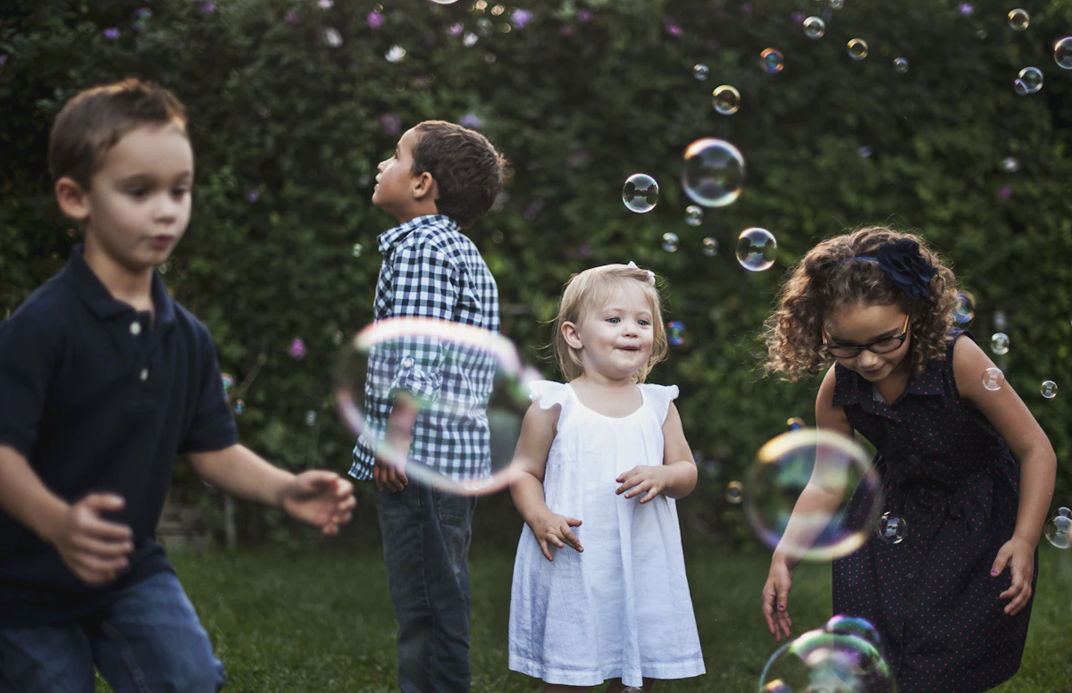 Kindergarten Kids Playing